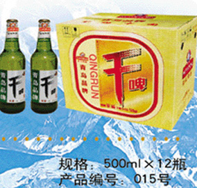 青岛干啤500ml×12瓶