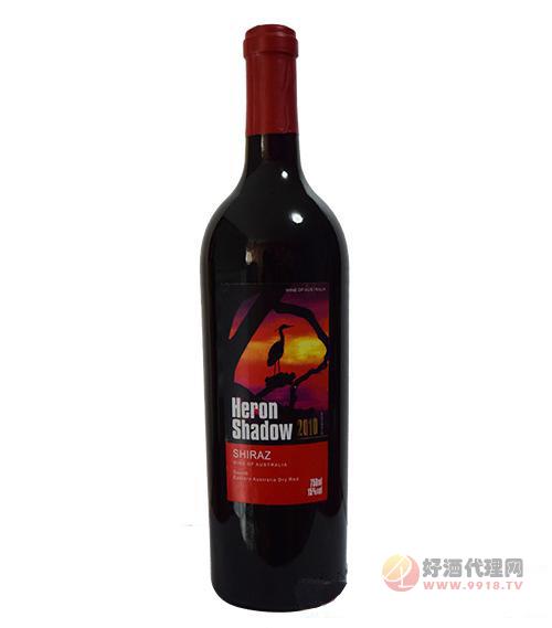 鹭影希拉干红葡萄酒2010-15度