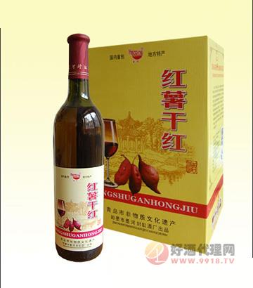 新品红薯干红酒500ml