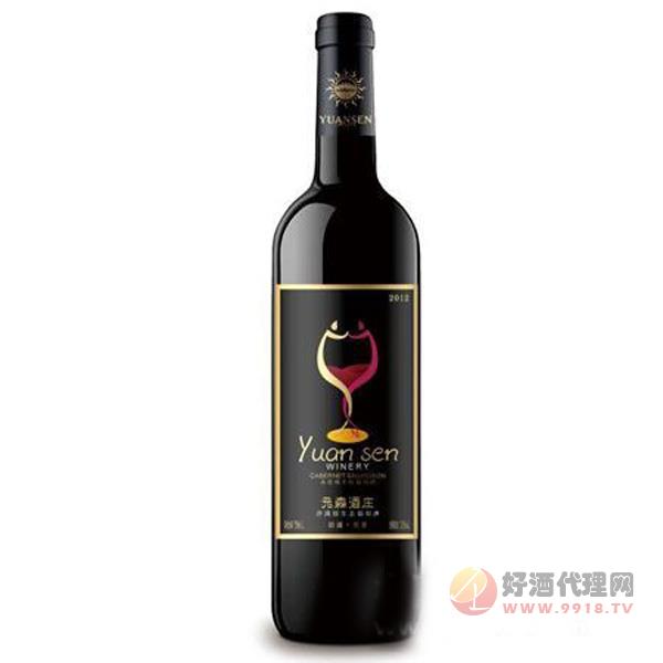 元森酒庄750ml精品赤霞珠干红葡萄酒