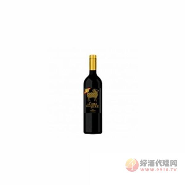 幸运大金羊黑牌干红葡萄酒750ml