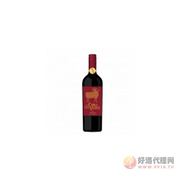 幸运大金羊红牌干红葡萄酒750ml
