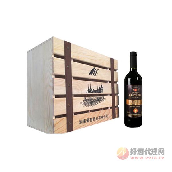 蒂萱赤霞珠干红葡萄酒木盒750ml