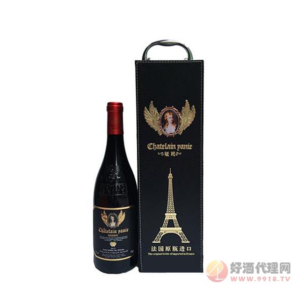 法国原瓶进口娅妮尼姆珍藏干红葡萄酒13度750ml