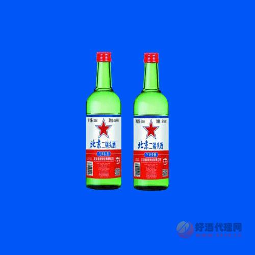北京红星二锅头白酒500ml绿瓶