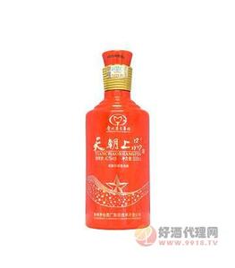 天朝上品银边酒500ml