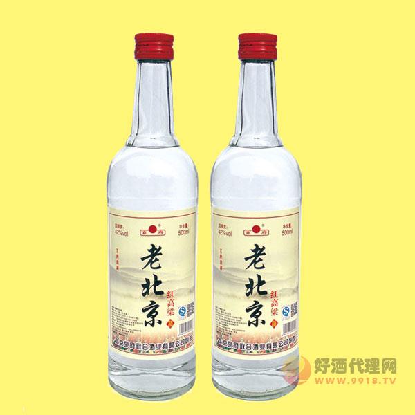 老北京红高粱清香白酒42度500ml