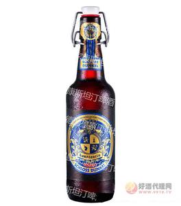 康斯坦汀低醇经典黑啤500ml瓶装