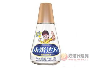42度小米达人酒浓香型白酒150ml