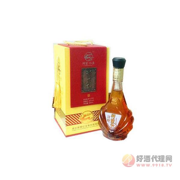 鹿筋酒(单瓶木礼盒)42度500ml