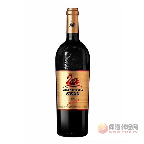 澳洲天鹅皇冠干红葡萄酒(金标)750ml