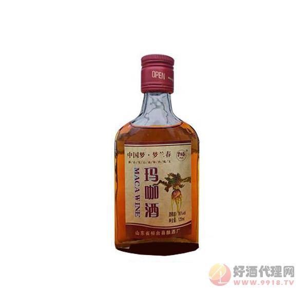 中國夢夢蘭春瑪咖酒35度125ml