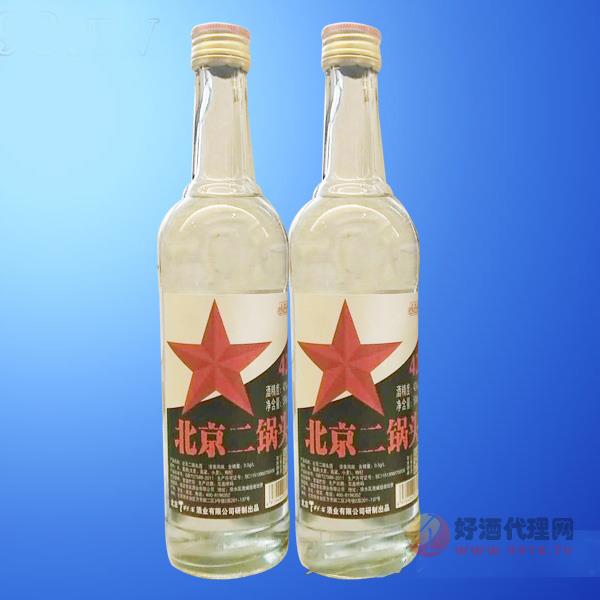北京二锅头酒白瓶500ml