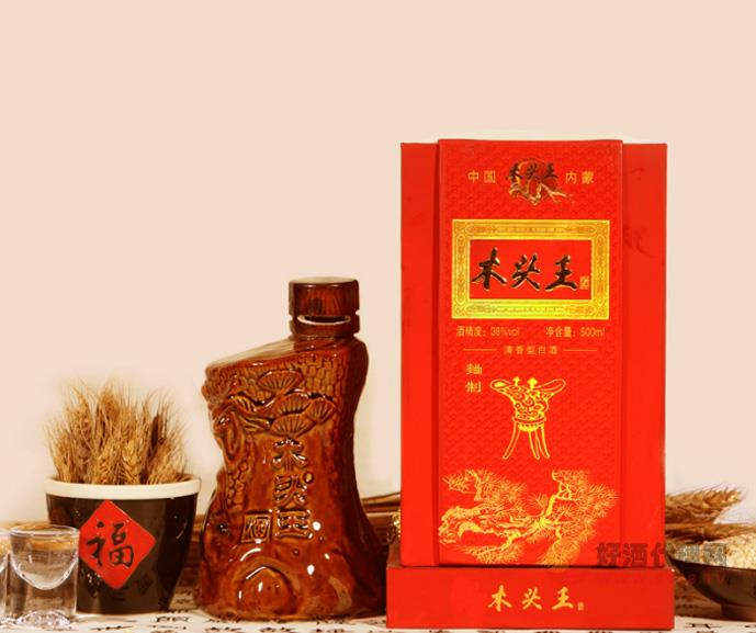 38度木头王精品白酒500ml