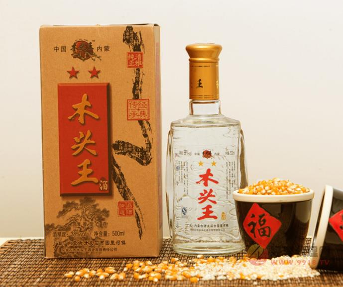 38度木头王清香型白酒500ml(两星）