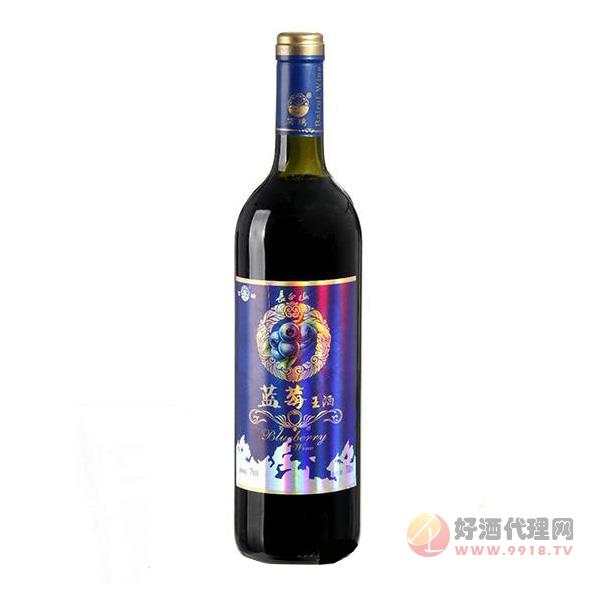 长春百瑞葡萄酒厂蓝莓王酒420ml
