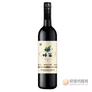哈尔滨蜂润蜂莓蜂蜜蓝莓酒750ml