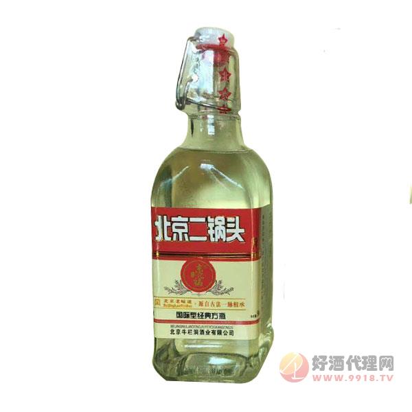 北京二锅头国际型经典方瓶500ml红标