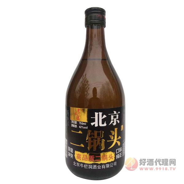 北京二锅头酒42度高品质二锅头750ml