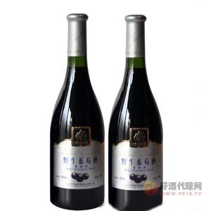 11度雪山帝堡野生蓝莓酒750ml