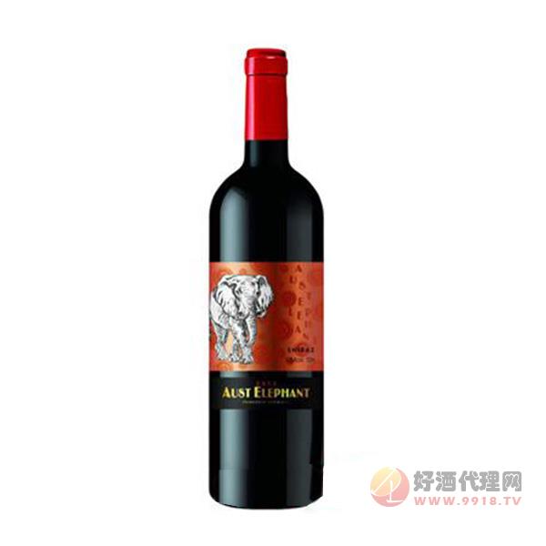 澳洲象珍藏西拉干红葡萄酒