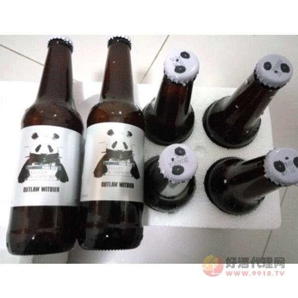 熊猫杀马特陈皮小麦啤酒330ml*24瓶