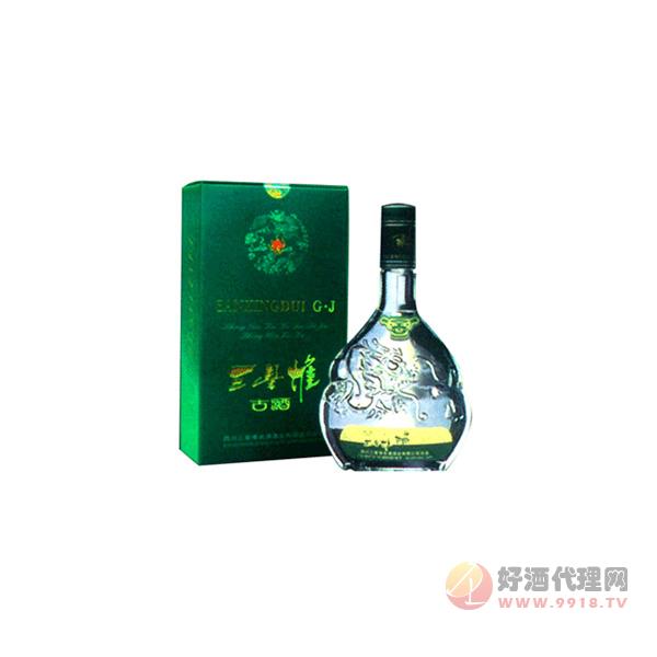 堆古酒绿玻瓶500ml