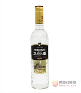 俄罗斯乌萨德面包伏特加40度500ml瓶装