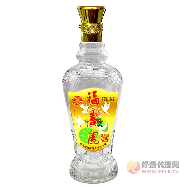 52度养生白酒-荞麦酒奇缘透明瓶500ml