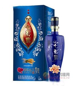 蓝色醉红颜酒28度500ml