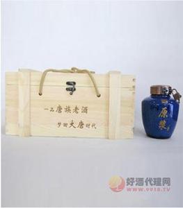 一品唐族老酒中国蓝原浆酒坛装