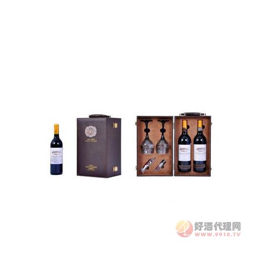 法国卡斯特家族干红葡萄酒双支装