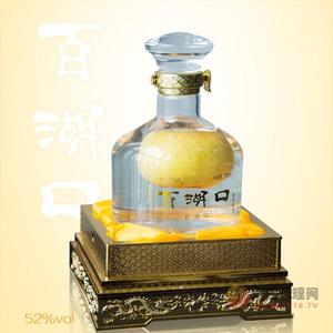 百湖口浓香型52°原浆果酒500ml