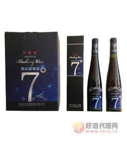 高山蓝莓酒7°500ml
