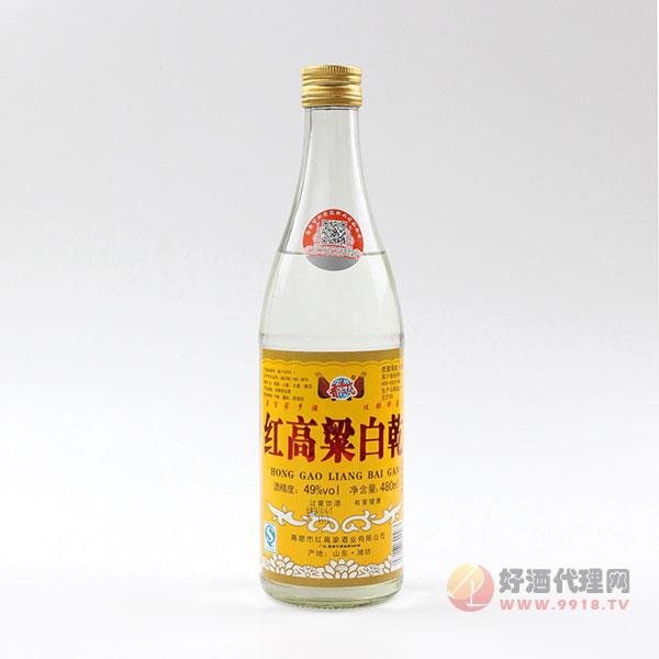 红高粱白干49度480ml