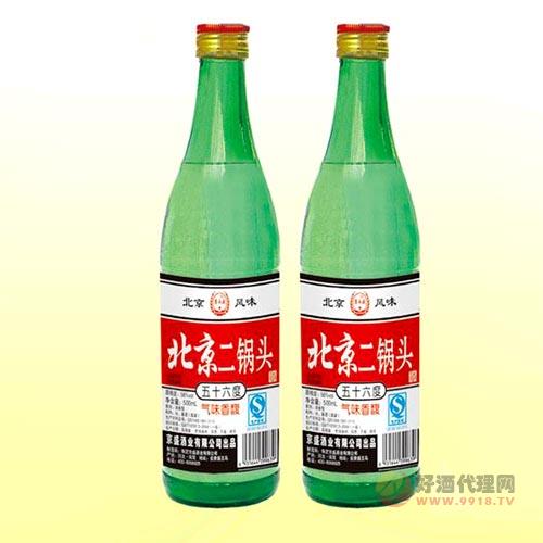 北京二锅头五十六度（大绿）酒500ml
