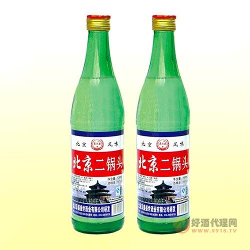 北京二锅头（大绿）酒500ml