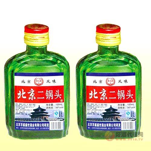 北京二锅头（小绿）酒100ml