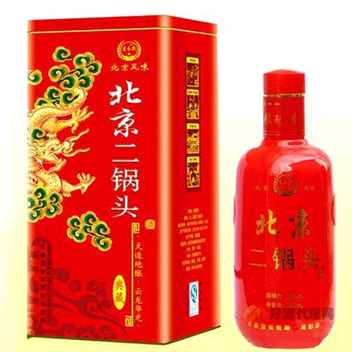 北京二锅头（红铁盒）酒500ml