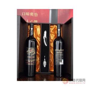 经典干红双支皮盒