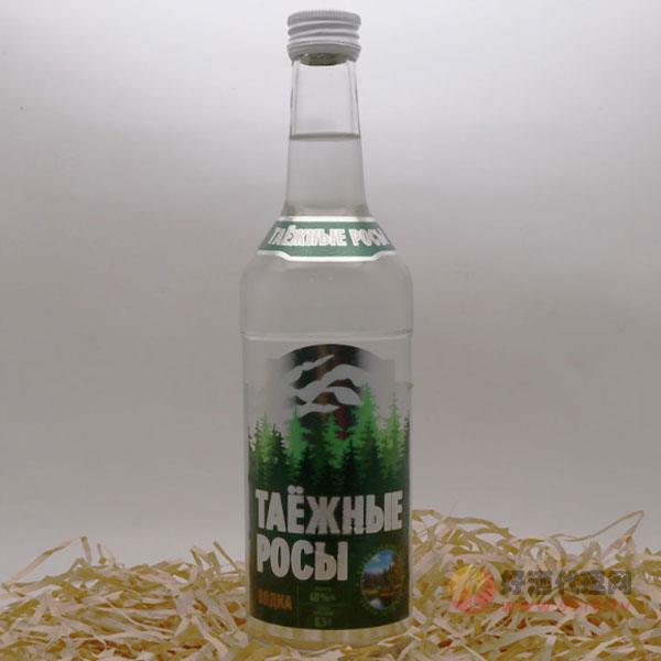俄罗斯森林露珠伏特加老酒白酒500ml