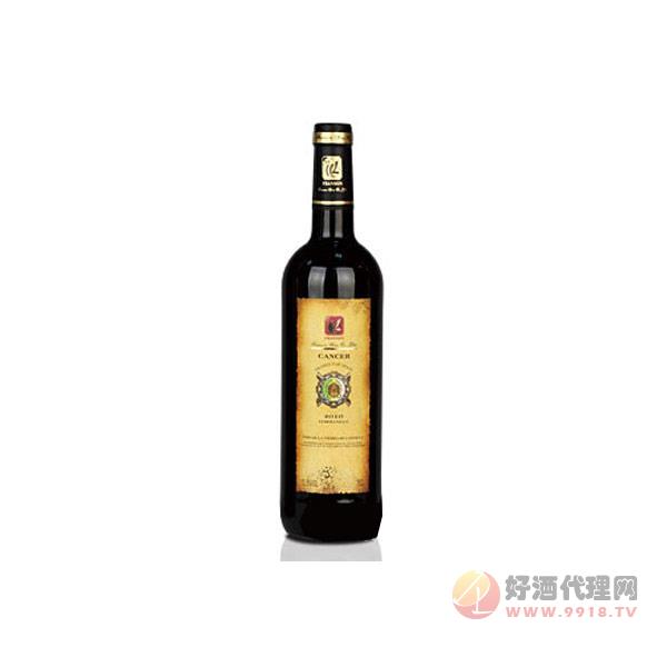 西班牙原瓶进口干红葡萄酒(巨蟹座）