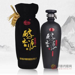醇香源酱酒黑瓷瓶