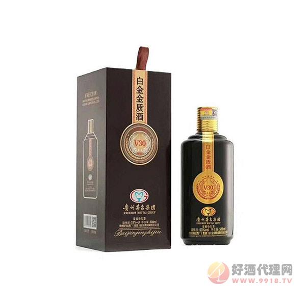 白金金质酒-V30(黑)500ml