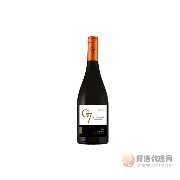 G7珍藏西拉干红葡萄酒