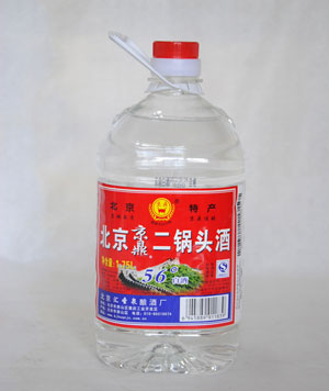 北京京鼎56度1.75L方桶二锅头酒