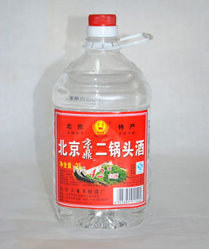 北京京鼎42度2L方桶二锅头酒
