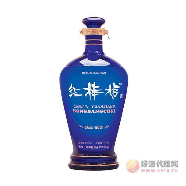 红棒槌-人参珍品原浆酒52度500ml