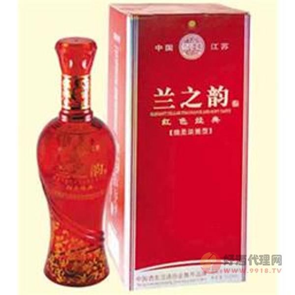 蘭之韻紅色經典濃香酒38度500ml