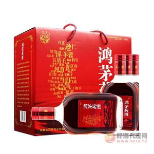 鸿茅药酒500ml×4瓶箱礼盒装